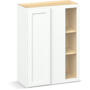 RELIABILT Parkstone II Blind Wall Cabinet, Brilliant White, 27" W, 1 Door, Fully Assembled - 641285 | Lowe's Pro Supply